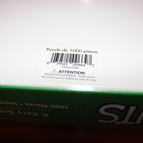 3/$55❤️new sealed PEANUTS A Very Snoopy Christmas Puzzle 1000 pcs Charlie Brown - Picture 4 of 7